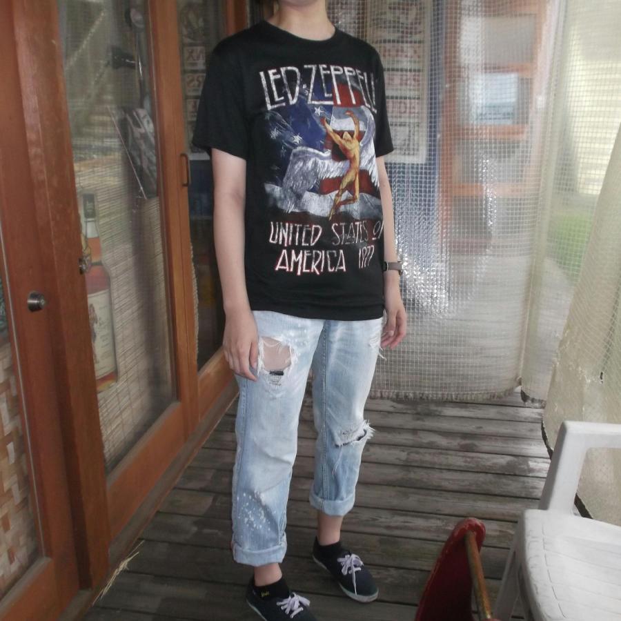 レッド ツェッペリン Tシャツ Led Zeppelin 1977 正規品 レッド ツェッペリン Tシャツ Led Zeppelin 1977 正規品