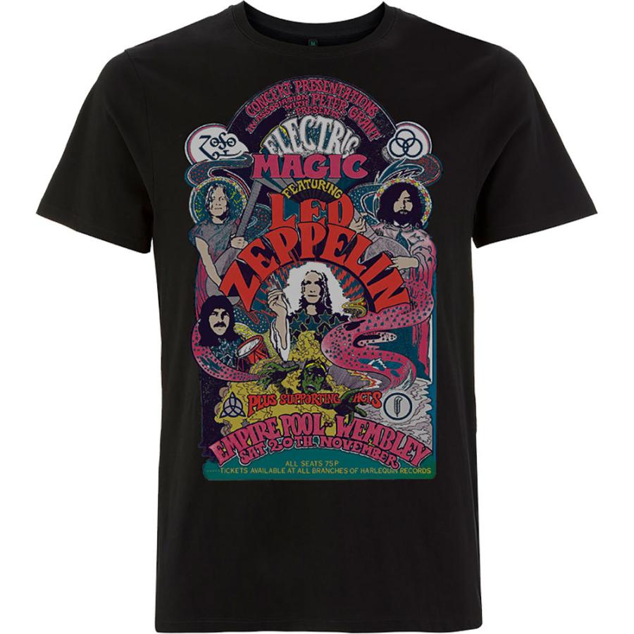 Led Zeppelin Tシャツ付き　狂熱のライヴ 限定生産　未開封 Led Zeppelin レッド・ツェッペリン Tシャツ 飛行船