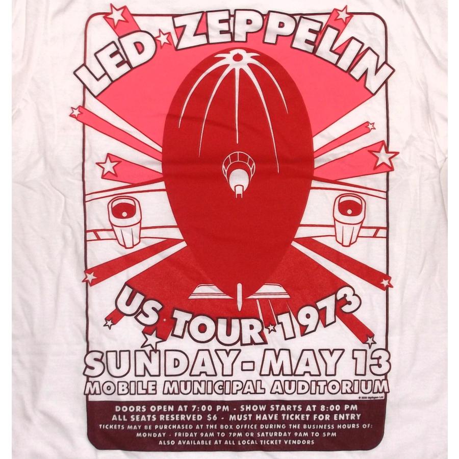 レッド ツェッペリン Tシャツ Led Zeppelin MOBILE MUNICIPAL (73 USツアー) 正規品 ロックTシャツ｜mumbles｜06