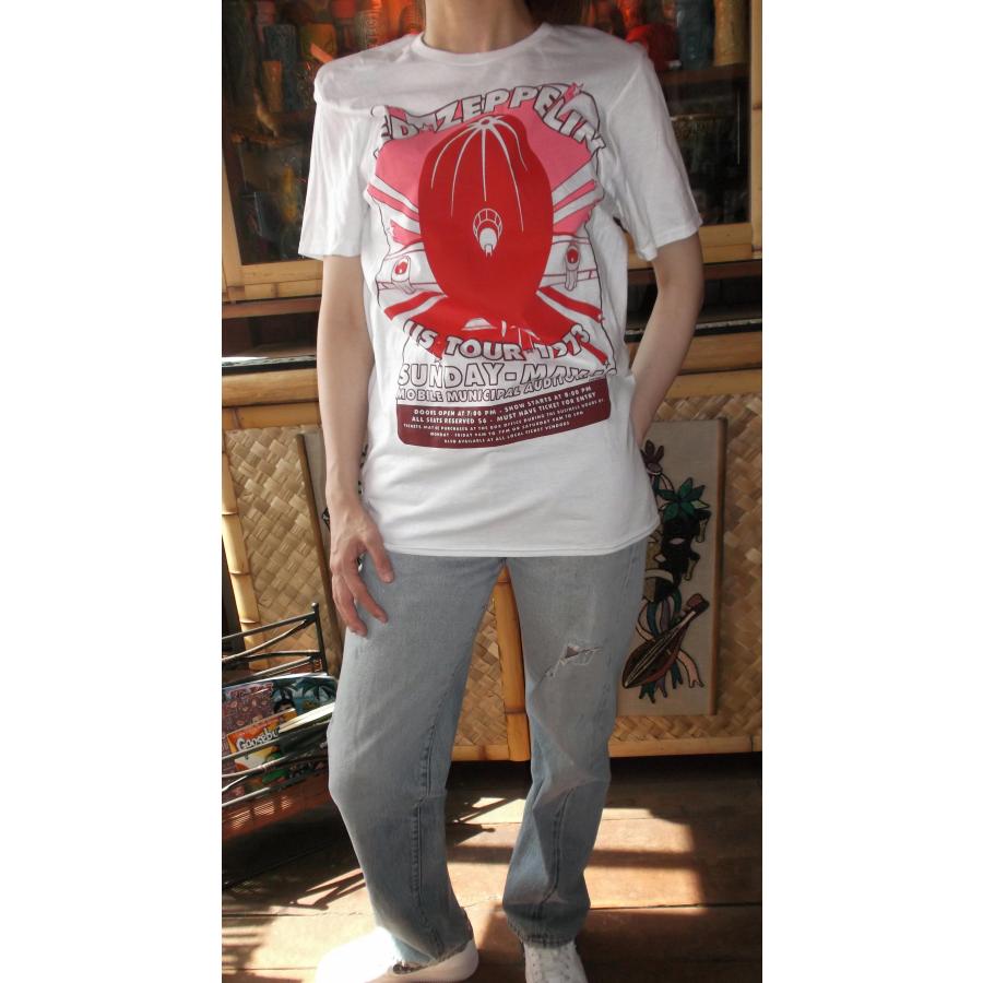 ROCK OFF レッド ツェッペリン Tシャツ Led Zeppelin MOBILE MUNICIPAL