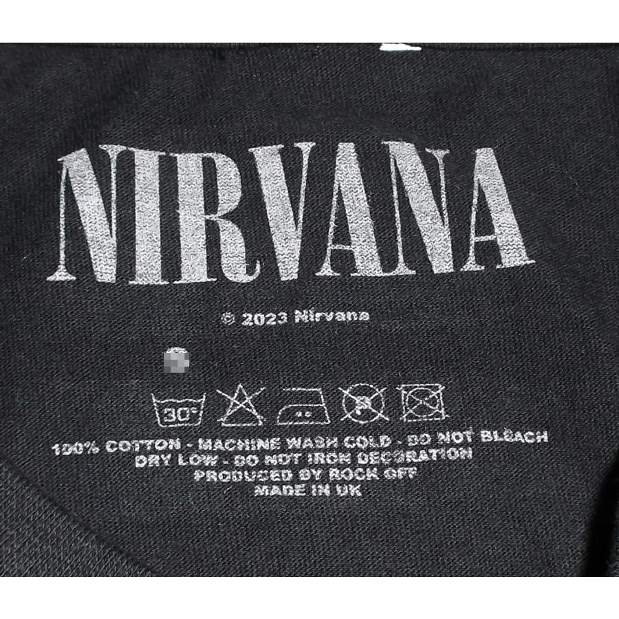 NIRVANA（ニルヴァーナ） Tシャツ NIRVANA Poppy Heart 黒 正規品