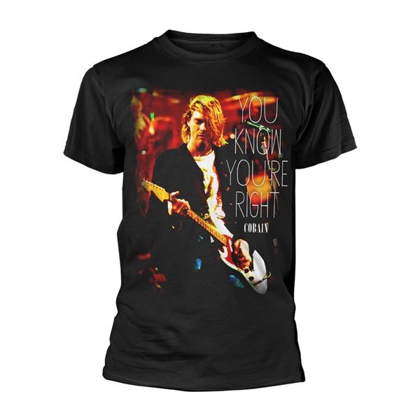 カート コバーン Tシャツ Kurt Cobain You Know You're Right カート コバーン Tシャツ Kurt Cobain You Know You're Right