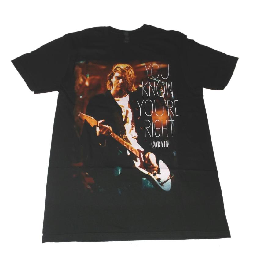 カート コバーン Tシャツ Kurt Cobain You Know You're Right カート コバーン Tシャツ Kurt Cobain You Know You're Right