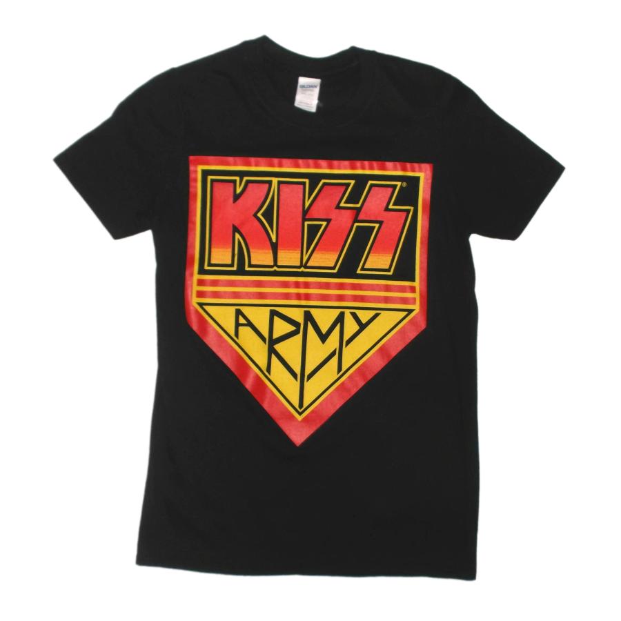 KISS ARMY Tシャツ キッス キッス Tシャツ KISS ARMY 正規品 アーミー ロックTシャツ バンドT