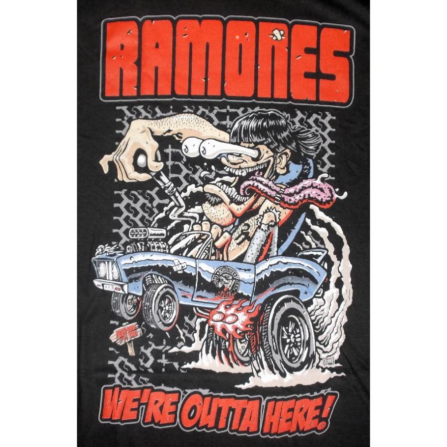 ROCK OFF ラモーンズ Tシャツ RAMONES Outta Here 正規品 : マンブルズ
