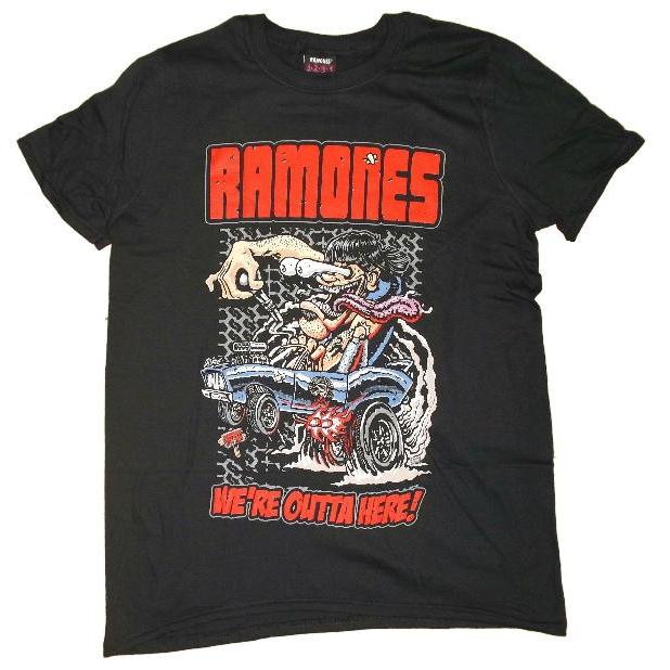 ROCK OFF ラモーンズ Tシャツ RAMONES Outta Here 正規品 : マンブルズ