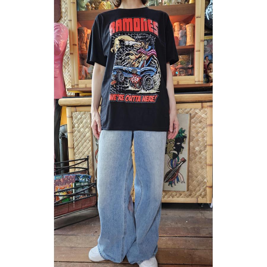ROCK OFF ラモーンズ Tシャツ RAMONES Outta Here 正規品 : マンブルズ