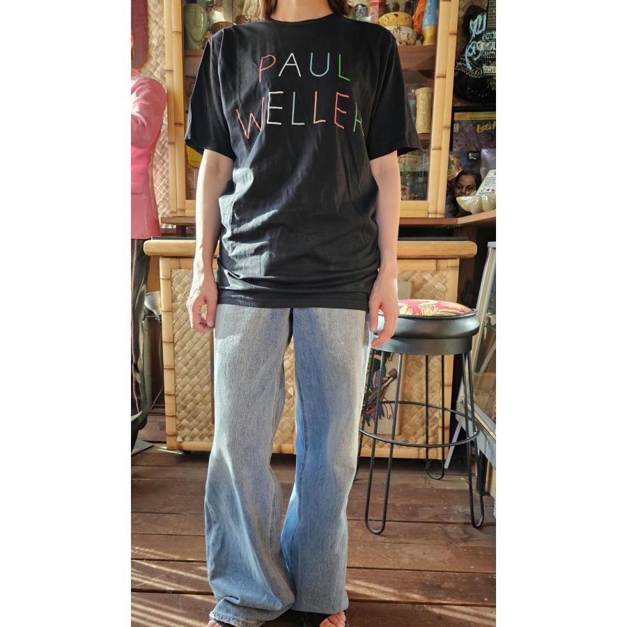 ポールウェラー　2009ツアーT ROCK OFF ポール ウェラー Tシャツ Paul Weller Multicolour Logo 正規