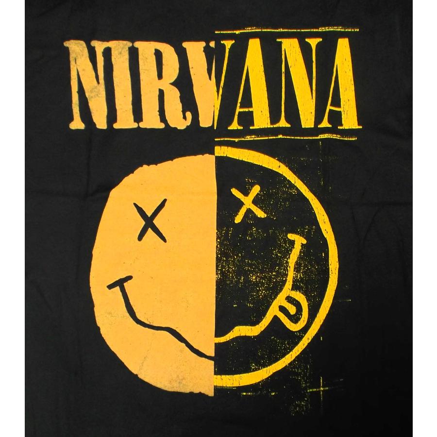 期間限定 希少 XL NIRVANA SMILE Tee 2016 両面プリント 海外限定 オフィシャル Nirvana SMILE Tシャツ - SOTA JAPAN