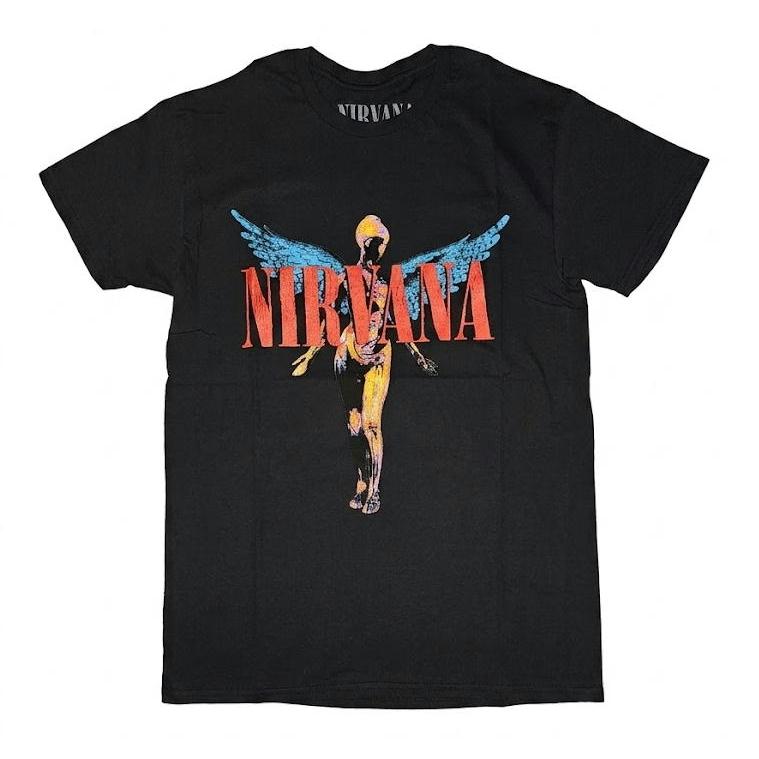 ニルバーナ Tシャツ NIRVANA Angelic In Utero 正規品 ニルヴァーナ | NIRVANA | 01