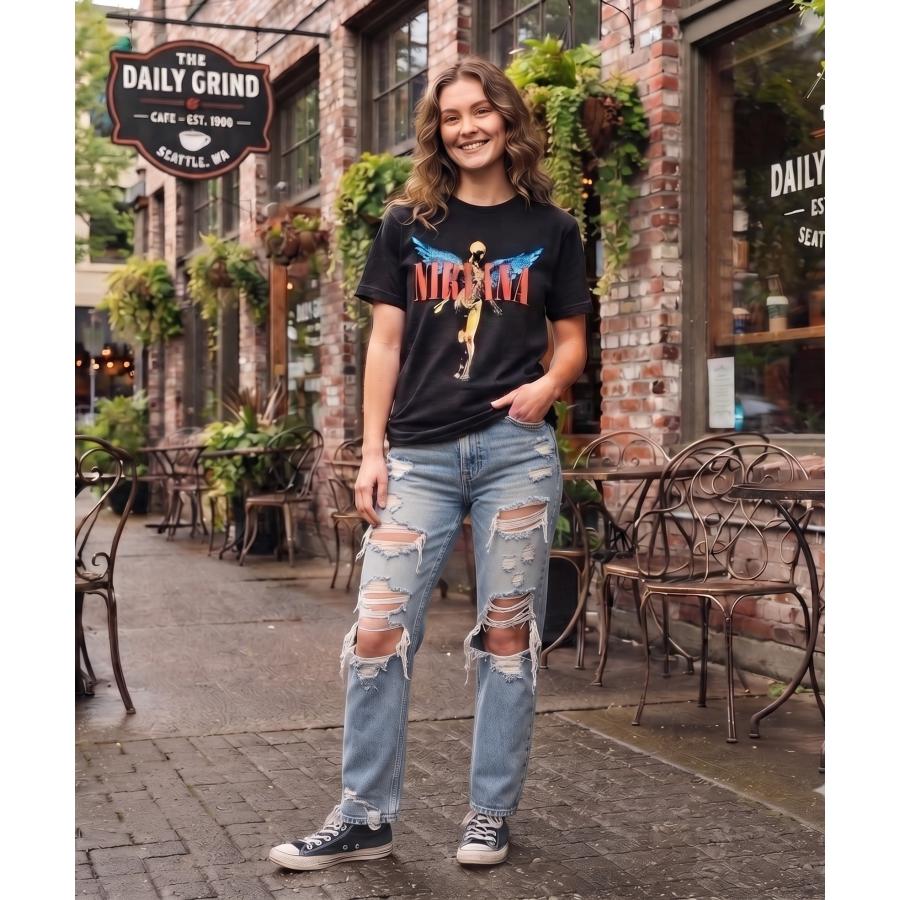 ニルバーナ Tシャツ NIRVANA Angelic In Utero 正規品 ニルヴァーナ | NIRVANA | 07