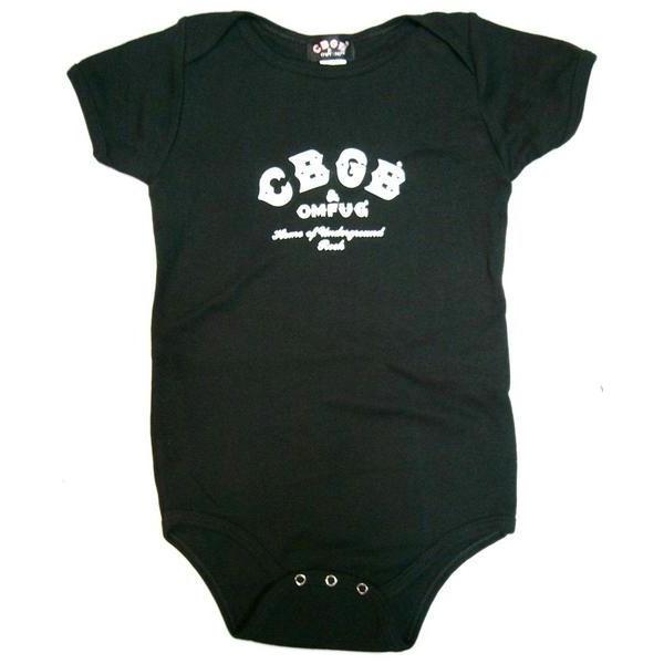 CBGB ロンパース黒 正規品 ロックTシャツ バンドTシャツ ベビー服 | 