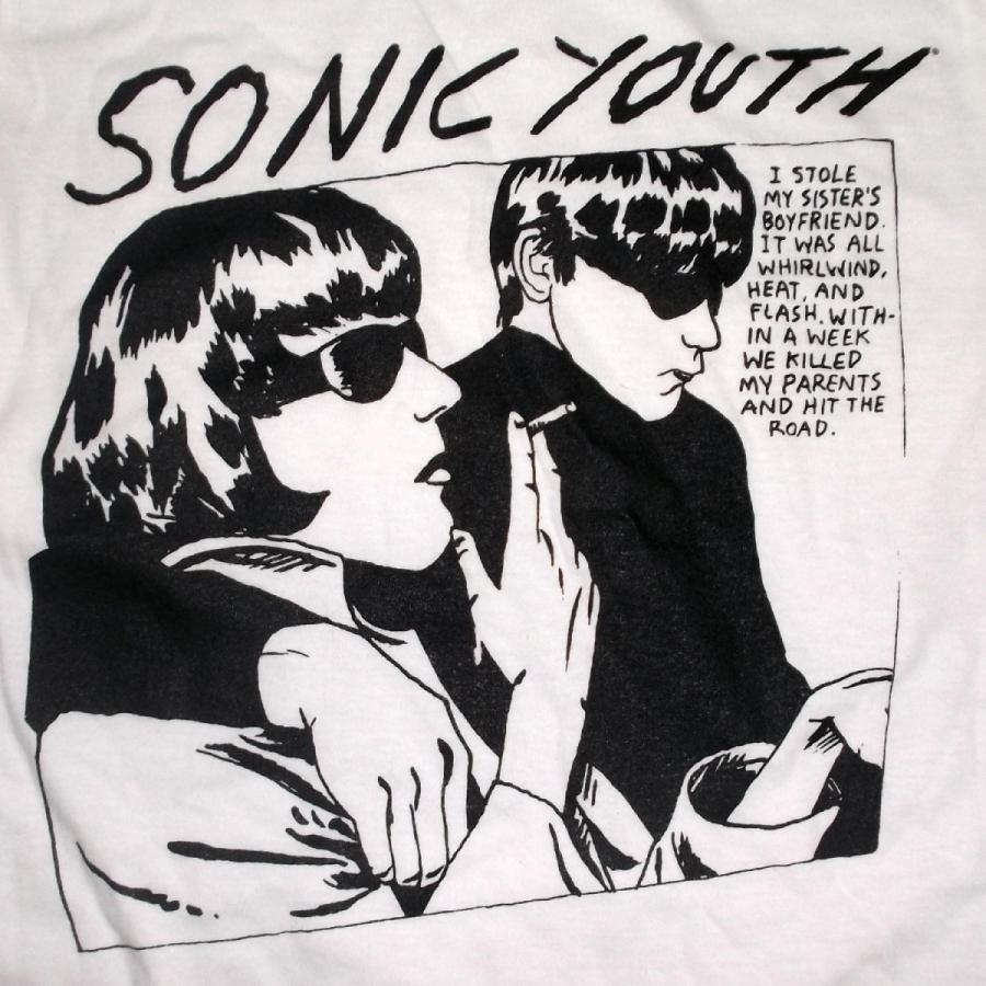 sonic youth ソニック ユース Tシャツ 白 Sonic Youth GOO 正規品