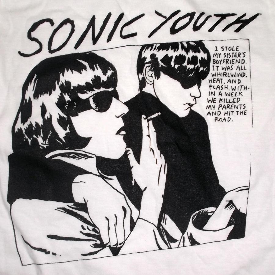 sonic youth ソニック ユース Tシャツ 白 Sonic Youth GOO 正規品