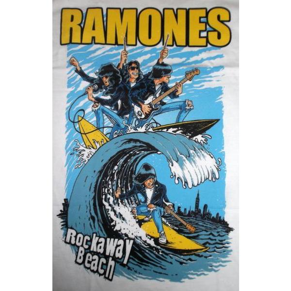 ROCK OFF ラモーンズ Tシャツ RAMONES Rockaway Beach 正規品