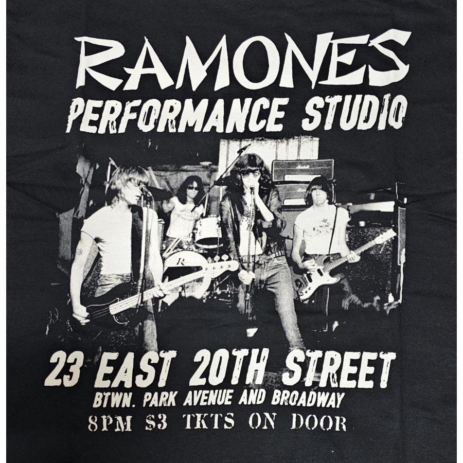 ROCK OFF ラモーンズ Tシャツ RAMONES East Village 黒 正規品 ロックT