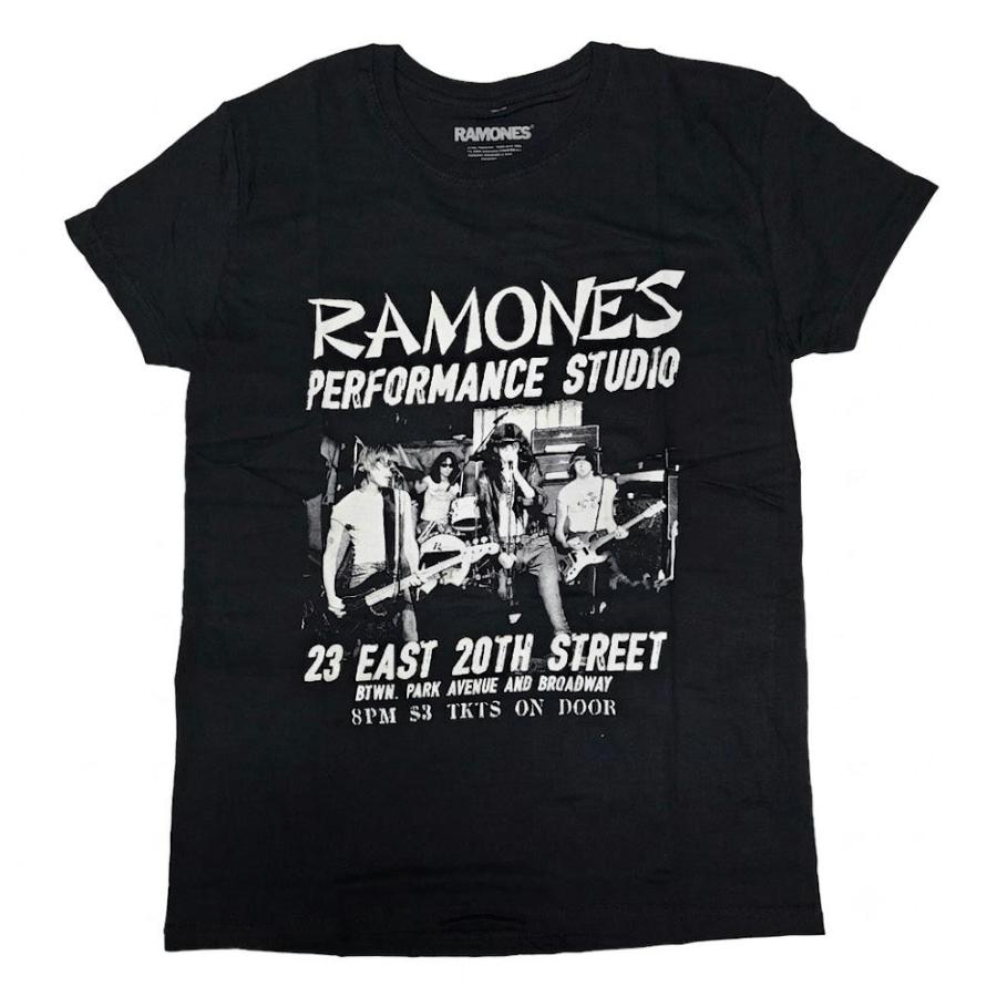 ROCK OFF ラモーンズ Tシャツ RAMONES East Village 黒 正規品 ロックT