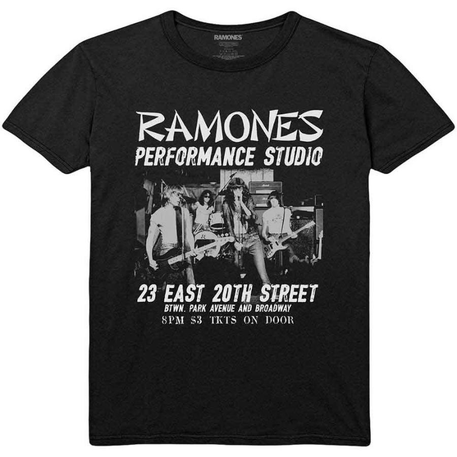 ROCK OFF ラモーンズ Tシャツ RAMONES East Village 黒 正規品 ロックT