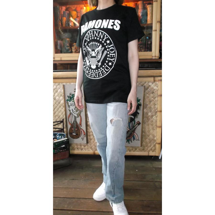 ROCK OFF ラモーンズ Tシャツ RAMONES イーグル Plesidental Seal 黒