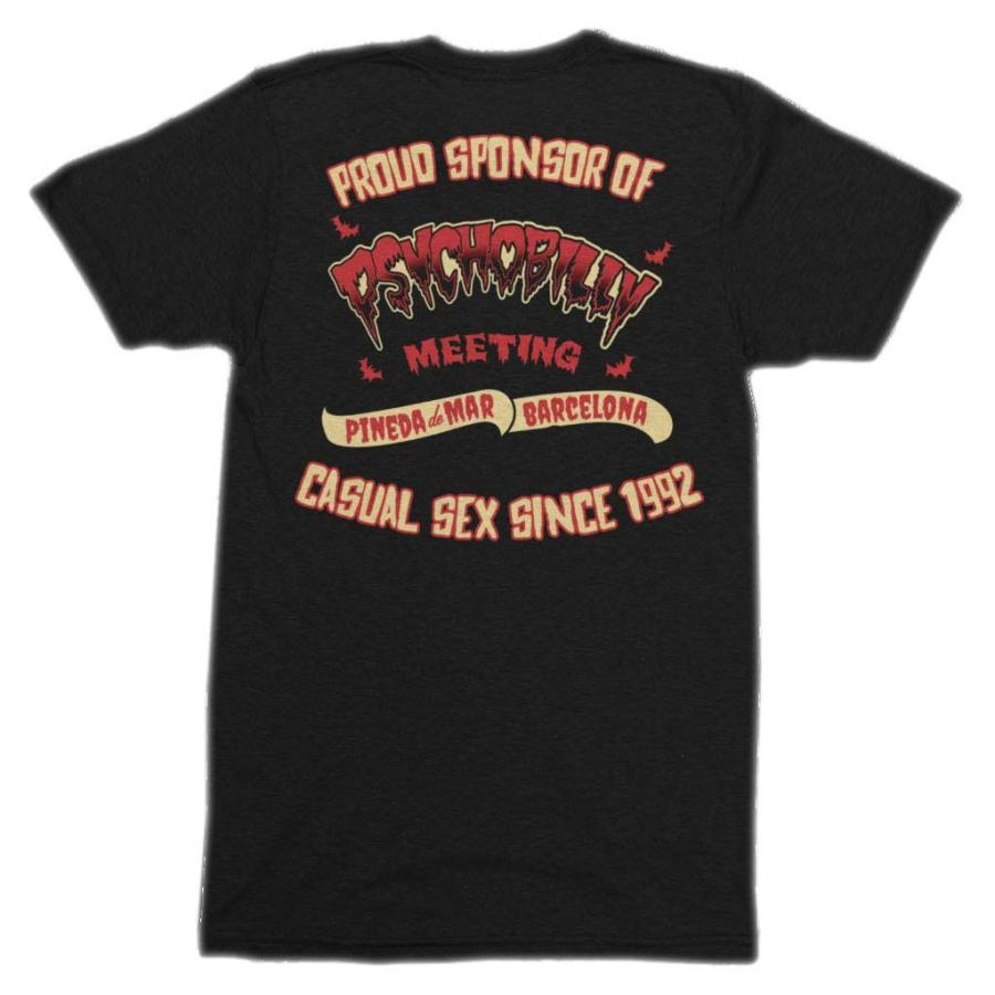 サイコビリー ミーティング Tシャツ PSYCHOBILLY MEETING 黒 正規品