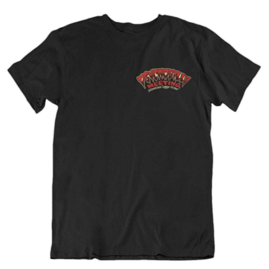 サイコビリー ミーティング Tシャツ PSYCHOBILLY MEETING 黒 正規品