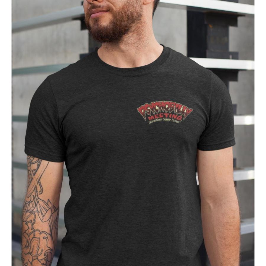 サイコビリー ミーティング Tシャツ PSYCHOBILLY MEETING 黒 正規品