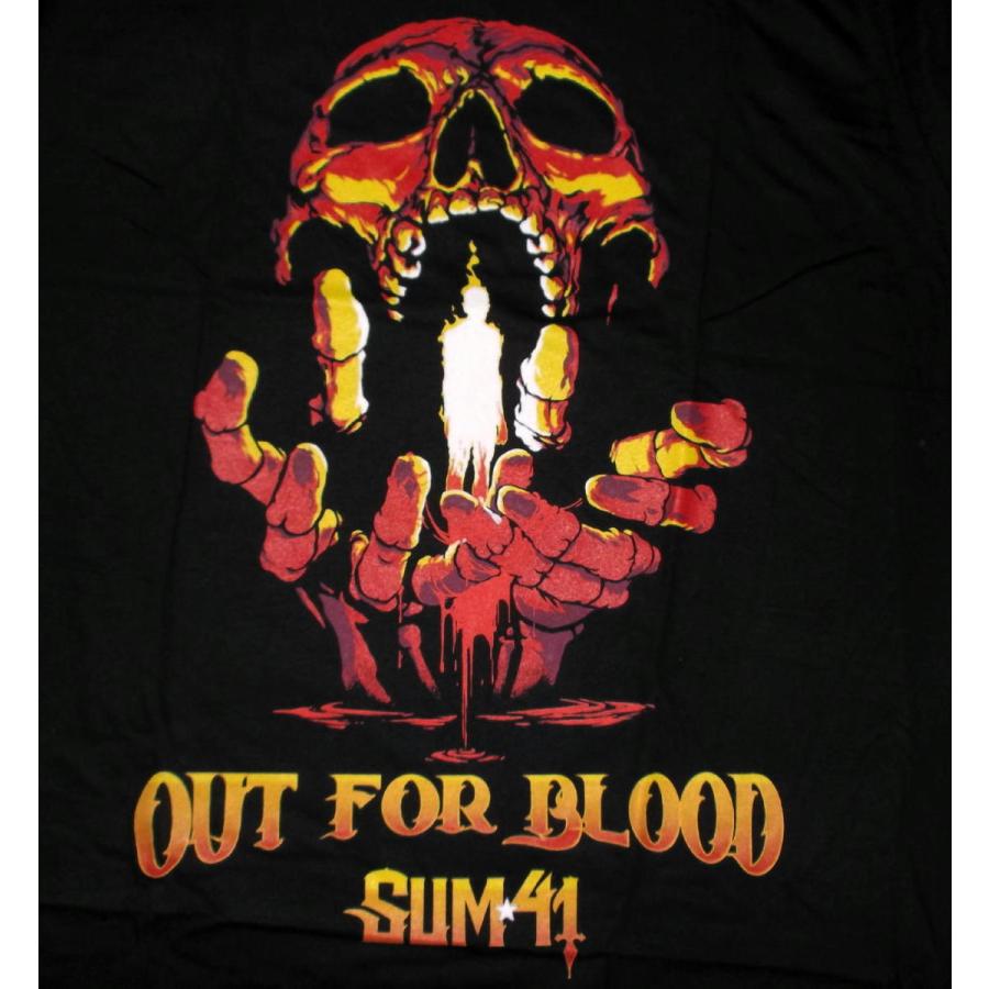 サム41 Tシャツ SUM41 OUT FOR BLOOD 正規品 ロックTシャツ