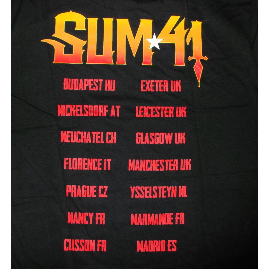 【新品未使用】SUM41 アメリカ限定Tシャツ S/M バンドT SUM41 音楽Tシャツ ロックTシャツ バンドTシャツ : うえきたや