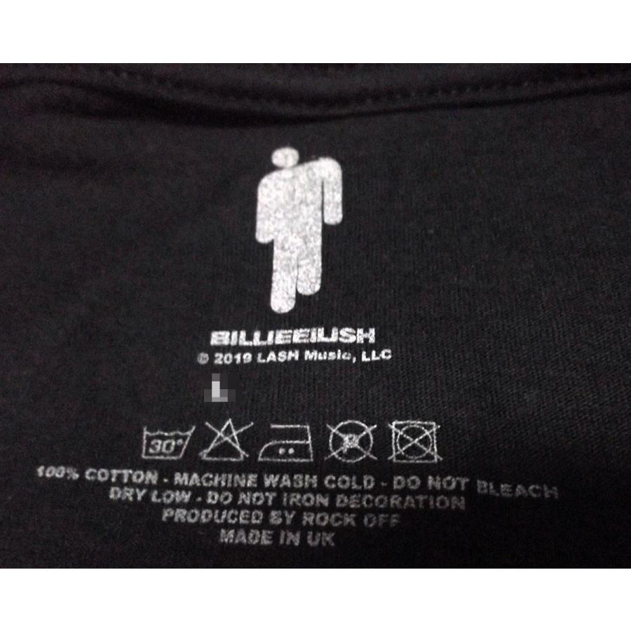 ビリー アイリッシュ Tシャツ Billie Eilish Graffiti 正規品 黒 ビリー アイリッシュ Tシャツ Billie Eilish Graffiti 正規品 黒