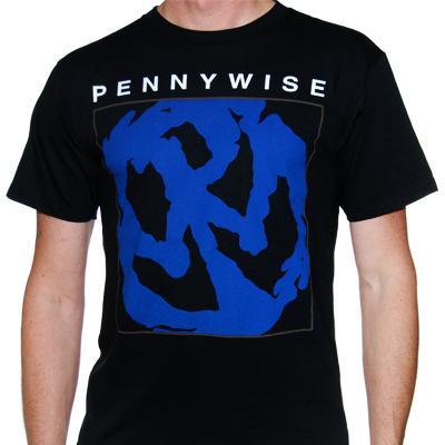 ペニーワイズ Tシャツ PENNYWISE Blue PW Logo 正規品 ロックT ペニーワイズ Tシャツ PENNYWISE Blue PW Logo 正規品 ロックT