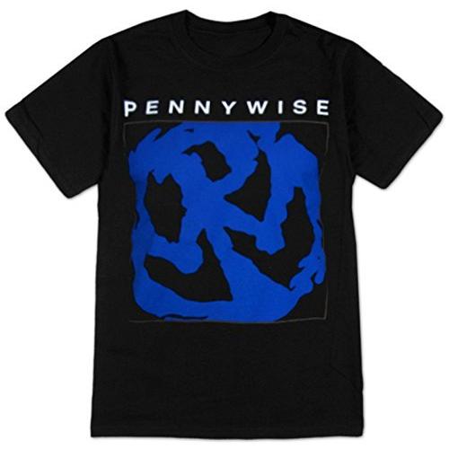 ペニーワイズ Tシャツ PENNYWISE Blue PW Logo 正規品 ロックTシャツ