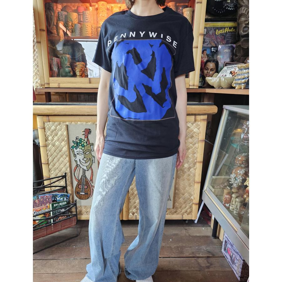 ペニーワイズ Tシャツ PENNYWISE Blue PW Logo 正規品 ロックT ペニーワイズ Tシャツ PENNYWISE Blue PW Logo 正規品 ロックT