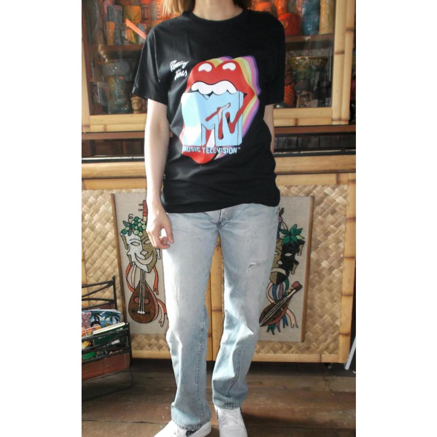 ローリング ストーンズ Tシャツ Rolling Stones MTV RAINBOW SHADOW