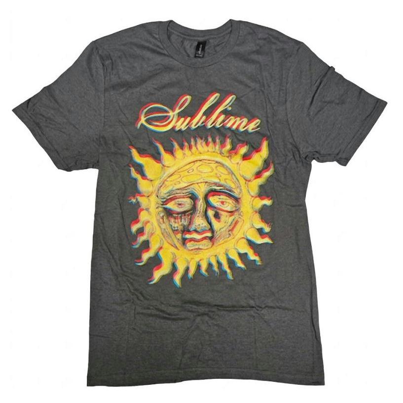 SUBLIME（サブライム） Tシャツ SUBLIME Yellow Sun (Charcoal) ロック