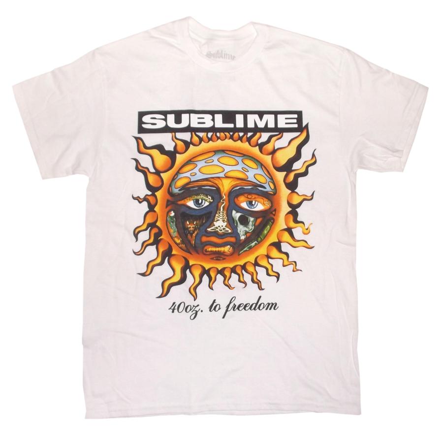 SUBLIME（サブライム） Tシャツ 白 SUBLIME 40OZ TO FREEDOM USA 正規