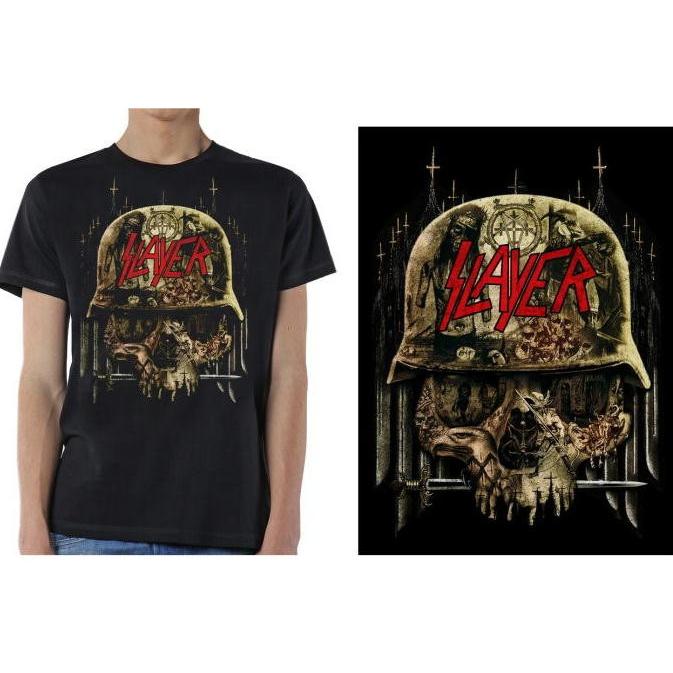 スレイヤー Tシャツ SLAYER SKULL 正規品 ロックTシャツ バンドT スレイヤー Tシャツ SLAYER SKULL 正規品 ロックTシャツ バンドT