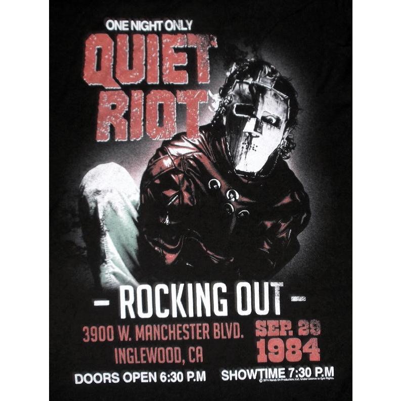 クワイエット ライオット Tシャツ Quiet Riot ROCKING OUT 正規品