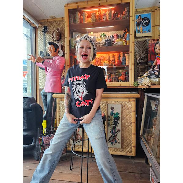 ストレイ キャッツ Tシャツ Stray Cats 黒 正規品 : マンブルズ