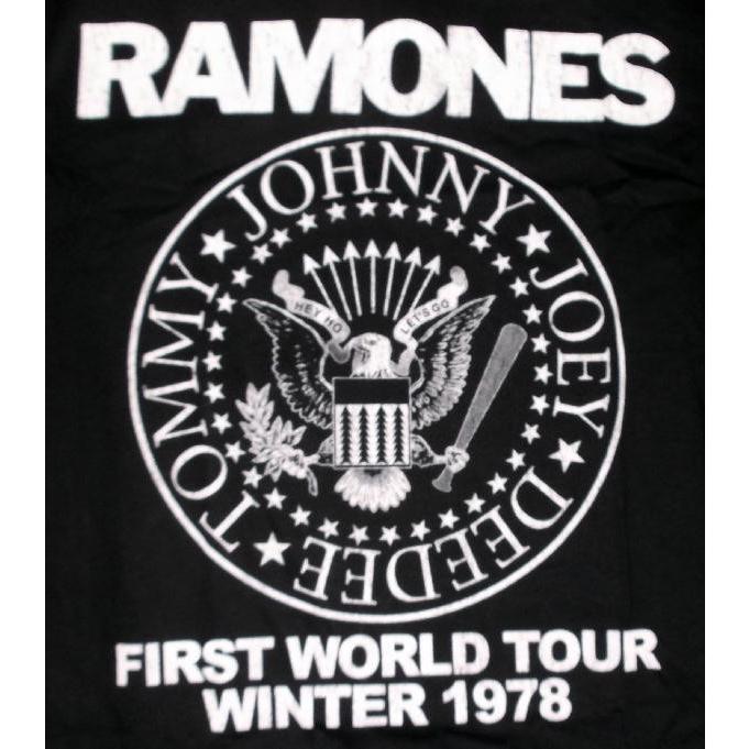 ラモーンズ Tシャツ RAMONES 1stツアー 復刻 正規品 ラモーンズ Tシャツ RAMONES 1stツアー 復刻 正規品