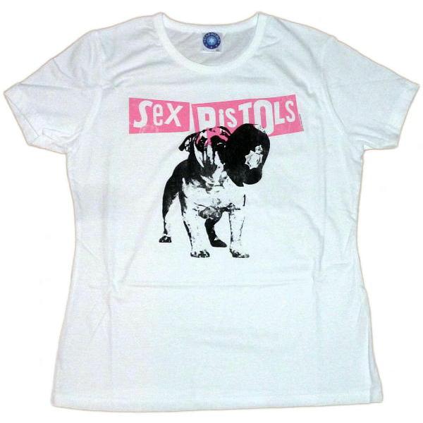 セックス ピストルズ Tシャツ Lady's 白 Sex Pistols Kiss This