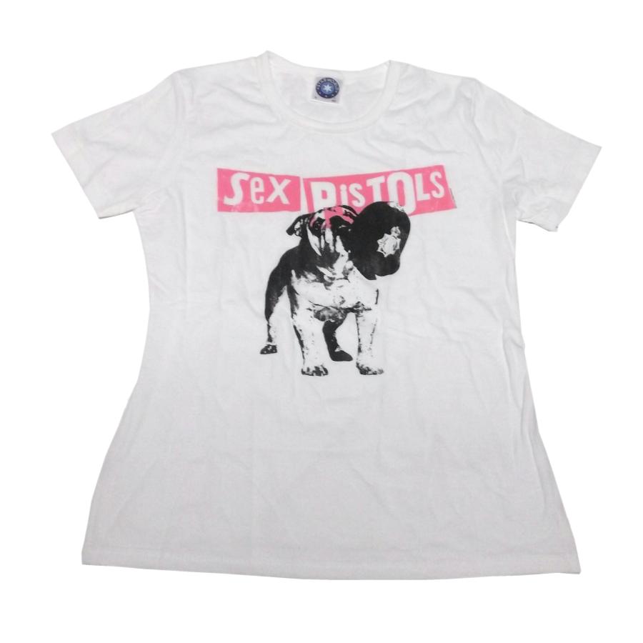 セックス ピストルズ Tシャツ Lady's 白 Sex Pistols Kiss This 正規品