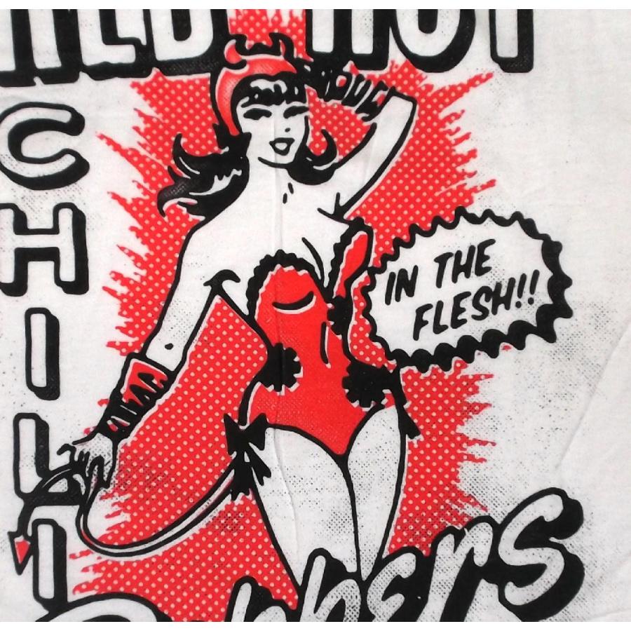 レッド ホット チリ ペッパーズ Tシャツ FLESH 白 Red Hot Chili