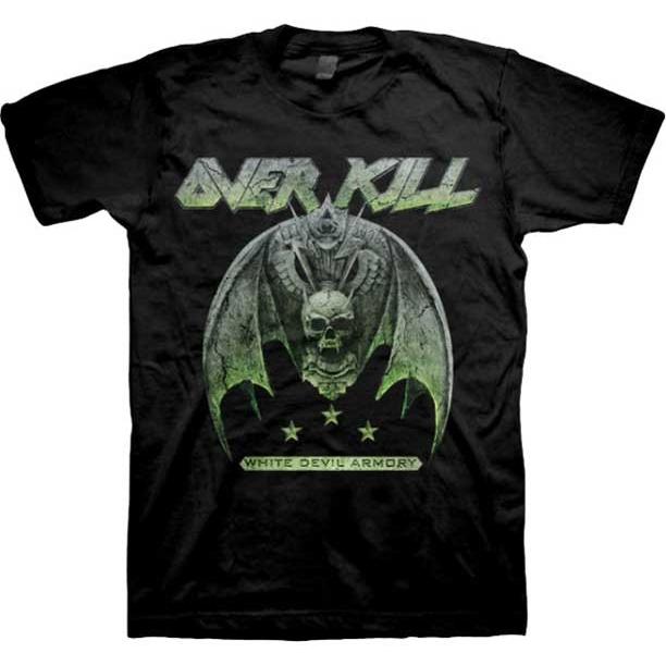 オーバー キル OVERKILL Tシャツ WHITE DEVIL ARMORY 正規品 ロックT