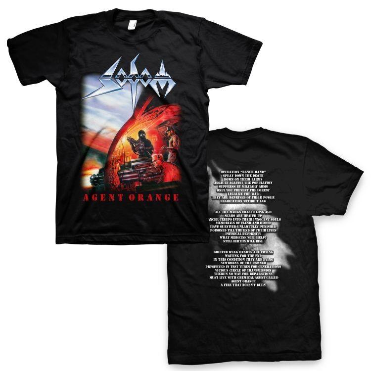 ソドム Tシャツ SODOM Agent Orange 黒 正規品 : マンブルズ バンドT
