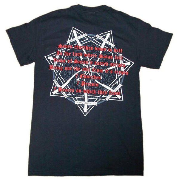 ポゼスト Tシャツ Possessed SEVEN CHURCHES 正規品 ロックTシャツ