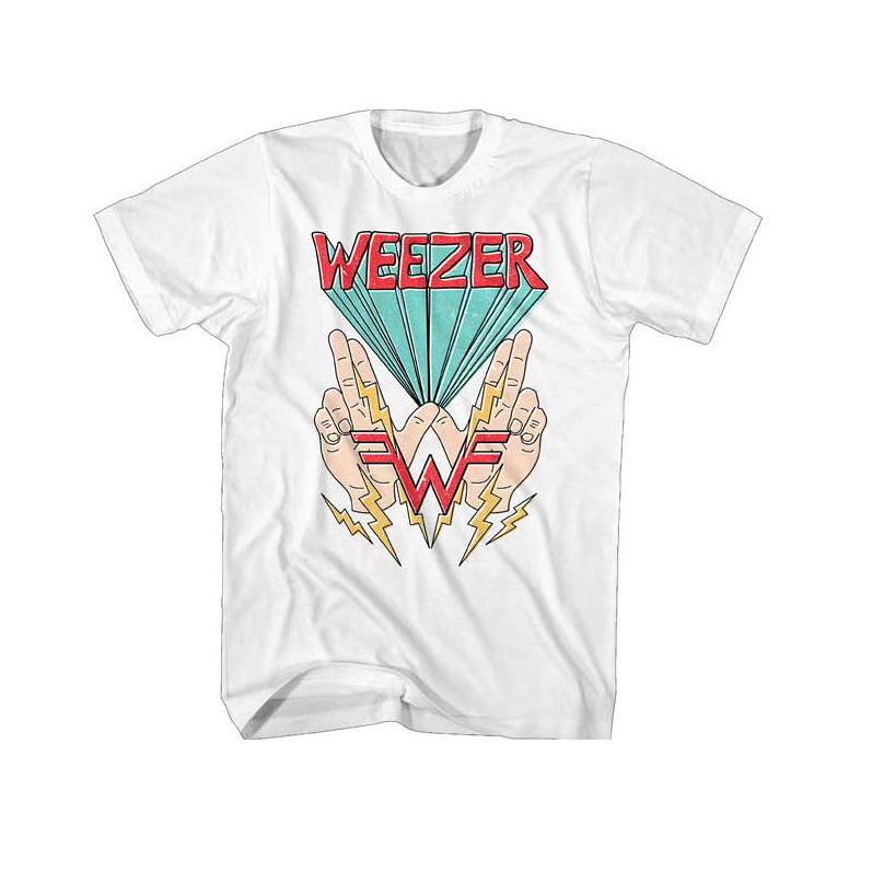 ウィーザー Tシャツ WEEZER W HANDS LIGHTNING 正規品 ロックT ウィーザー Tシャツ WEEZER W HANDS LIGHTNING 正規品 ロックT