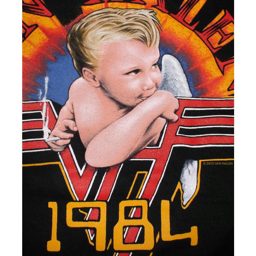 ヴァン ヘイレン Tシャツ  Van Halen CHERUB 1984 正規品 ロックTシャツ バンドTシャツ｜mumbles｜03