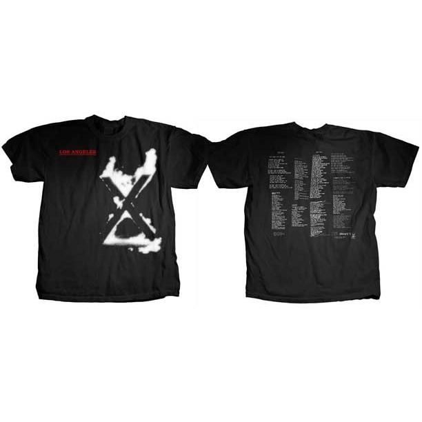 X エックス Tシャツ LOS ANGELES 正規品 : マンブルズ バンドTシャツ