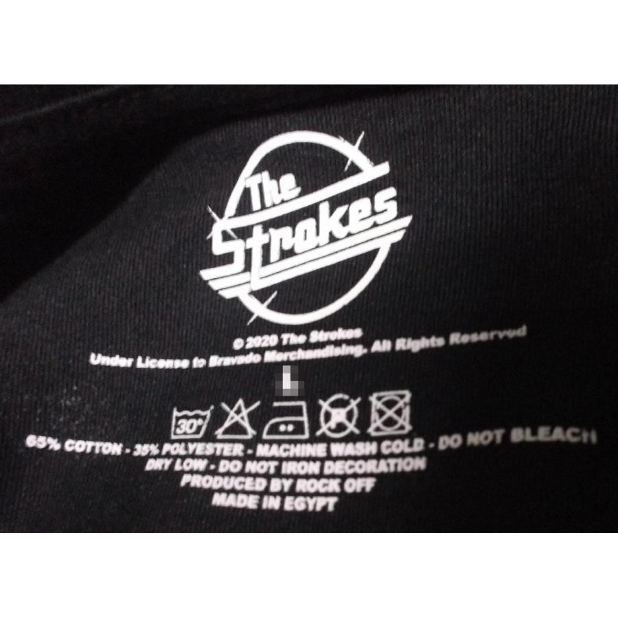 ザ・ストロークス Tシャツ The STROKES ロゴ 正規品 ロックTシャツ バンドTシャツ｜mumbles｜04