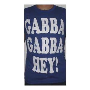 ガバ・ガバ・ヘイ Gabba Hey Tシャツ 青 ロックTシャツ バンドT